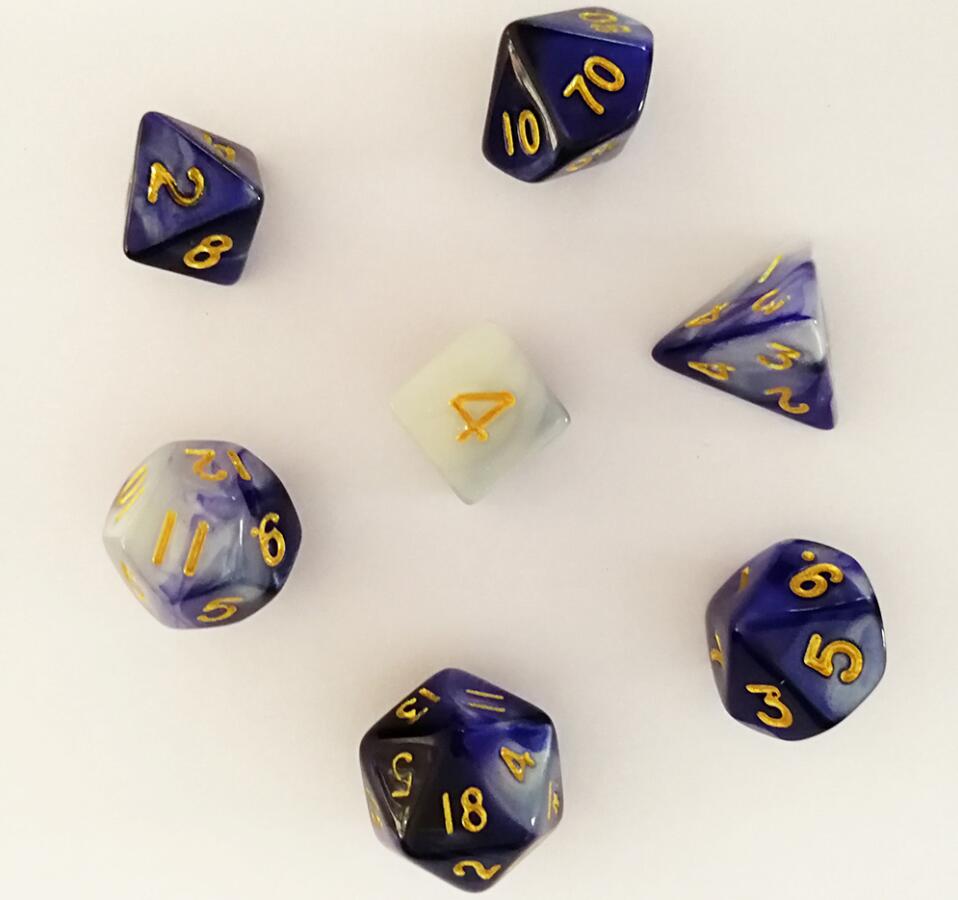 Double Color Dice Set - No.6