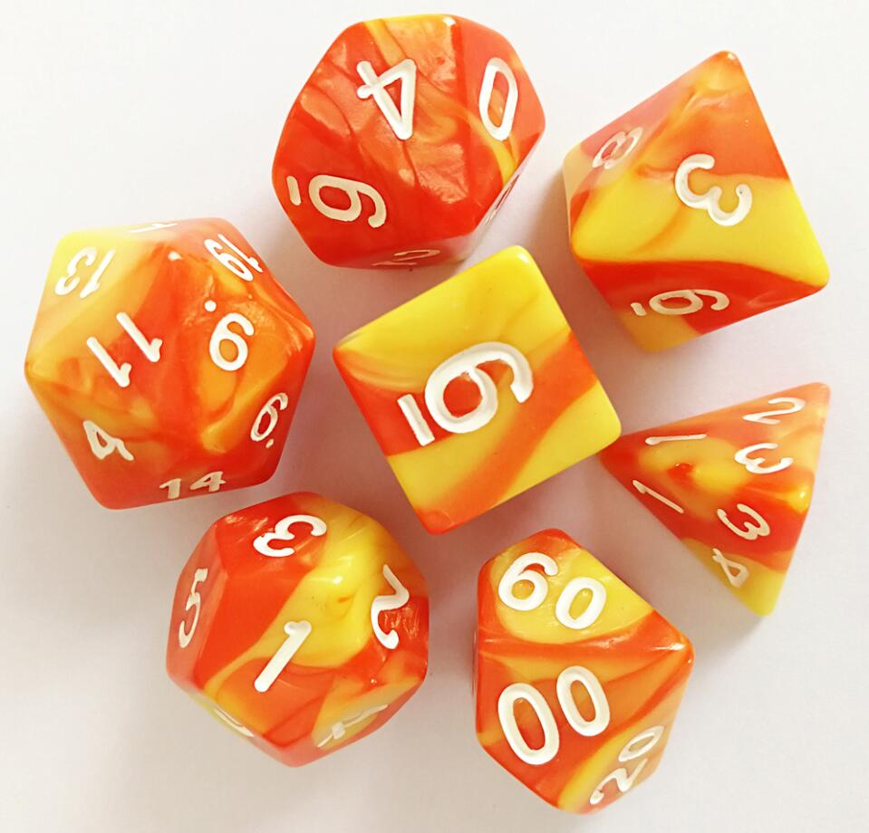 Double Color Dice Set - No.7