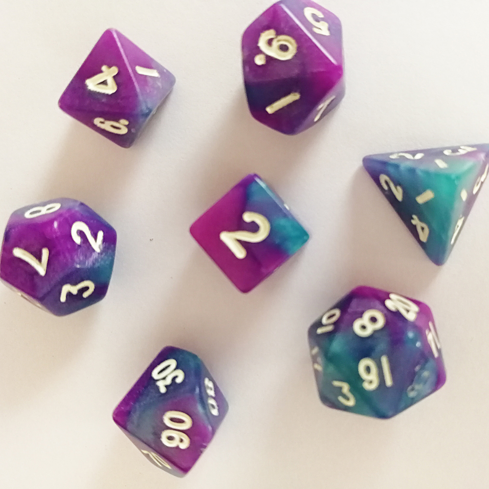 Double Color Dice Set - No.9